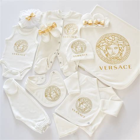 versace fles.baby|Versace newborn baby clothes.